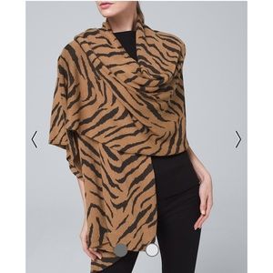 White House Black Market Tiger Wrap (One Size Fits All)